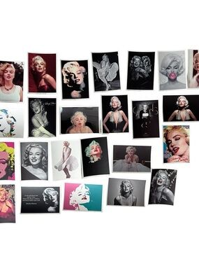24pc Marilyn Monroe waterproof vinyl sticker lot